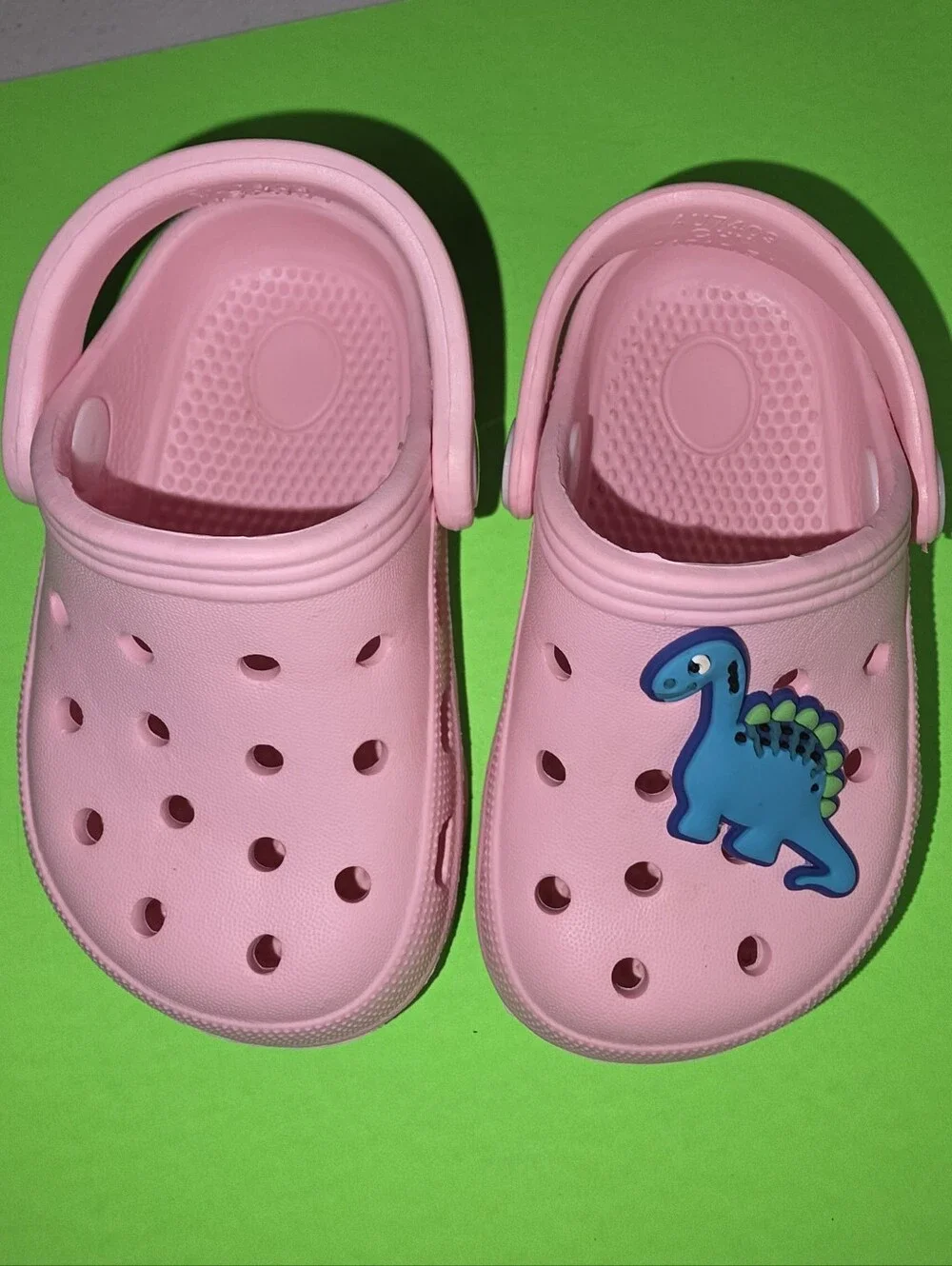 Kids Lightweight Pink Garden Clog with Adjustable Heel Strap